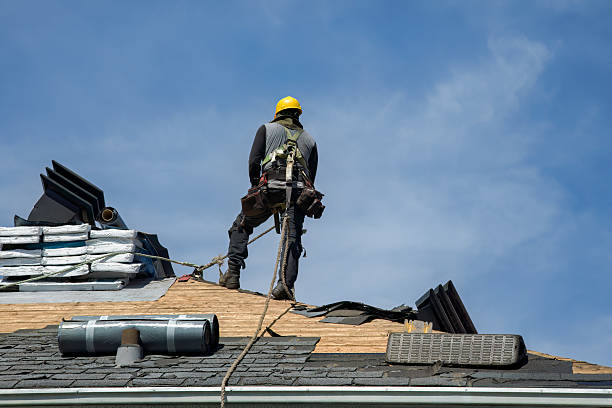 Professional Gutter Installation technician working in Garden City, UT